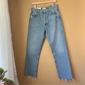 AGOLDE 90s Pinch High Waist Straight Leg Organic Cotton Jeans